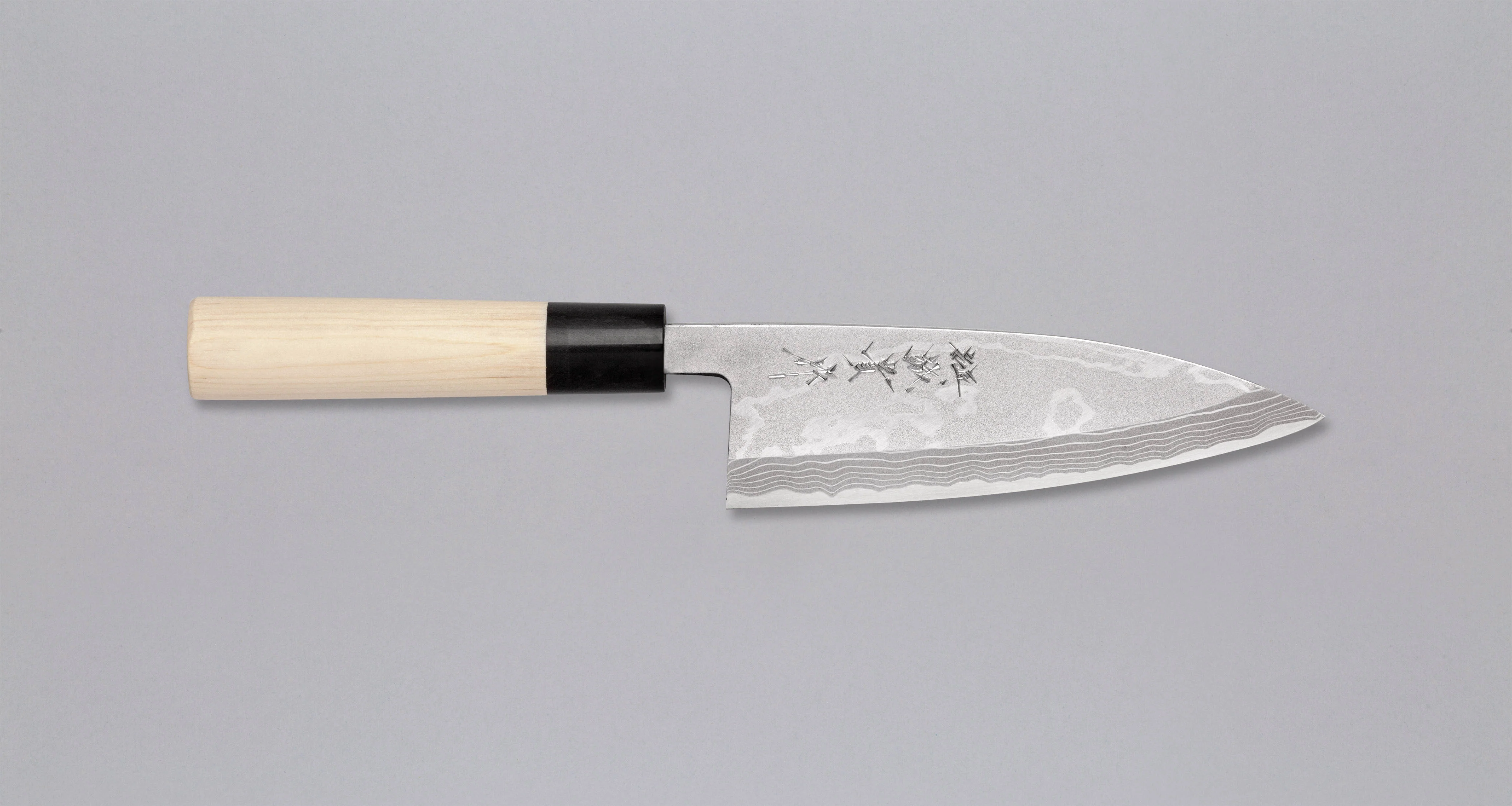 Tanaka Deba Damascus 165mm (6.5")
