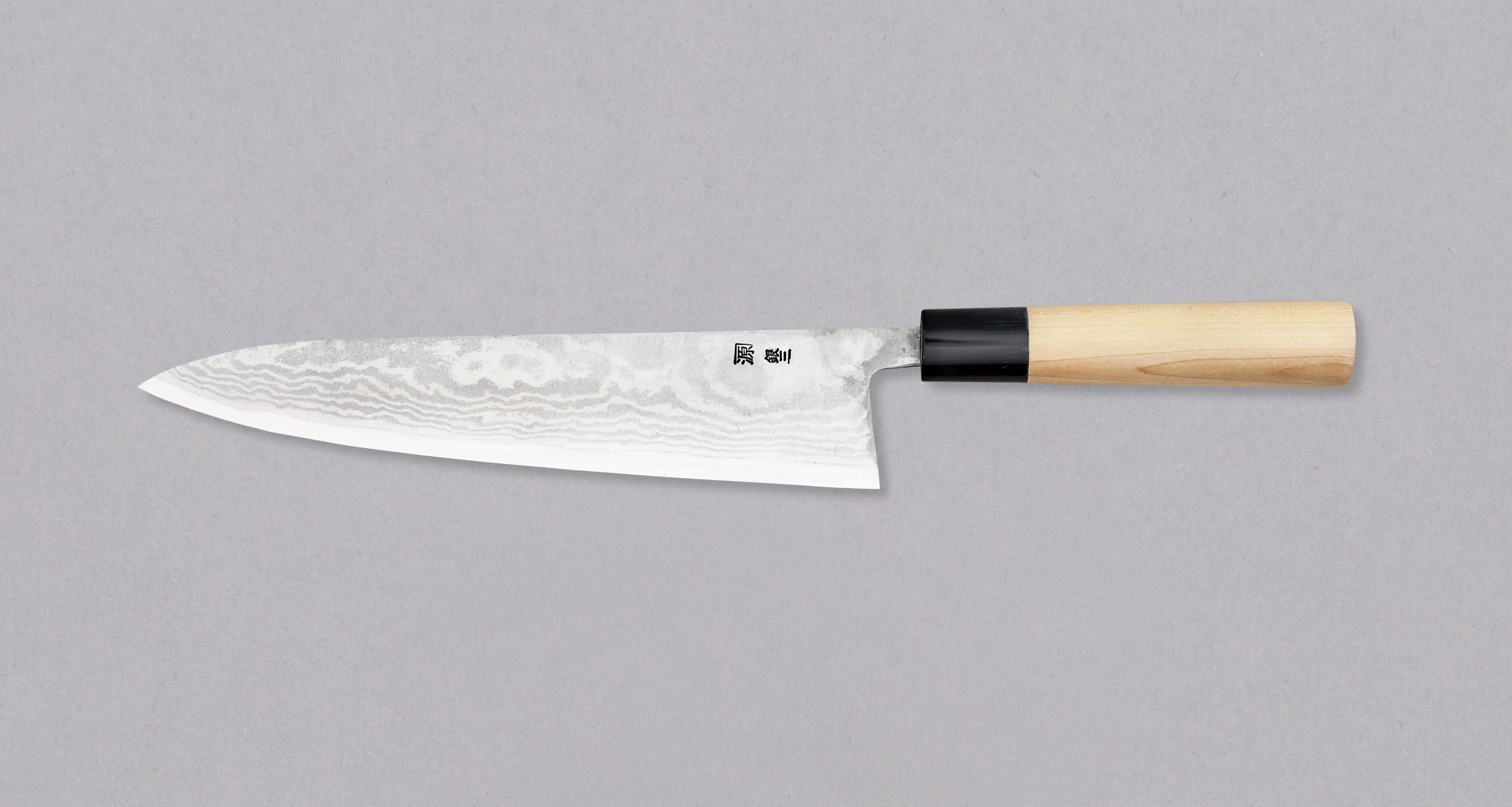 Tanaka Gyuto Ginsanko Damascus [Buffalo] 240mm (9.4") - Image 2