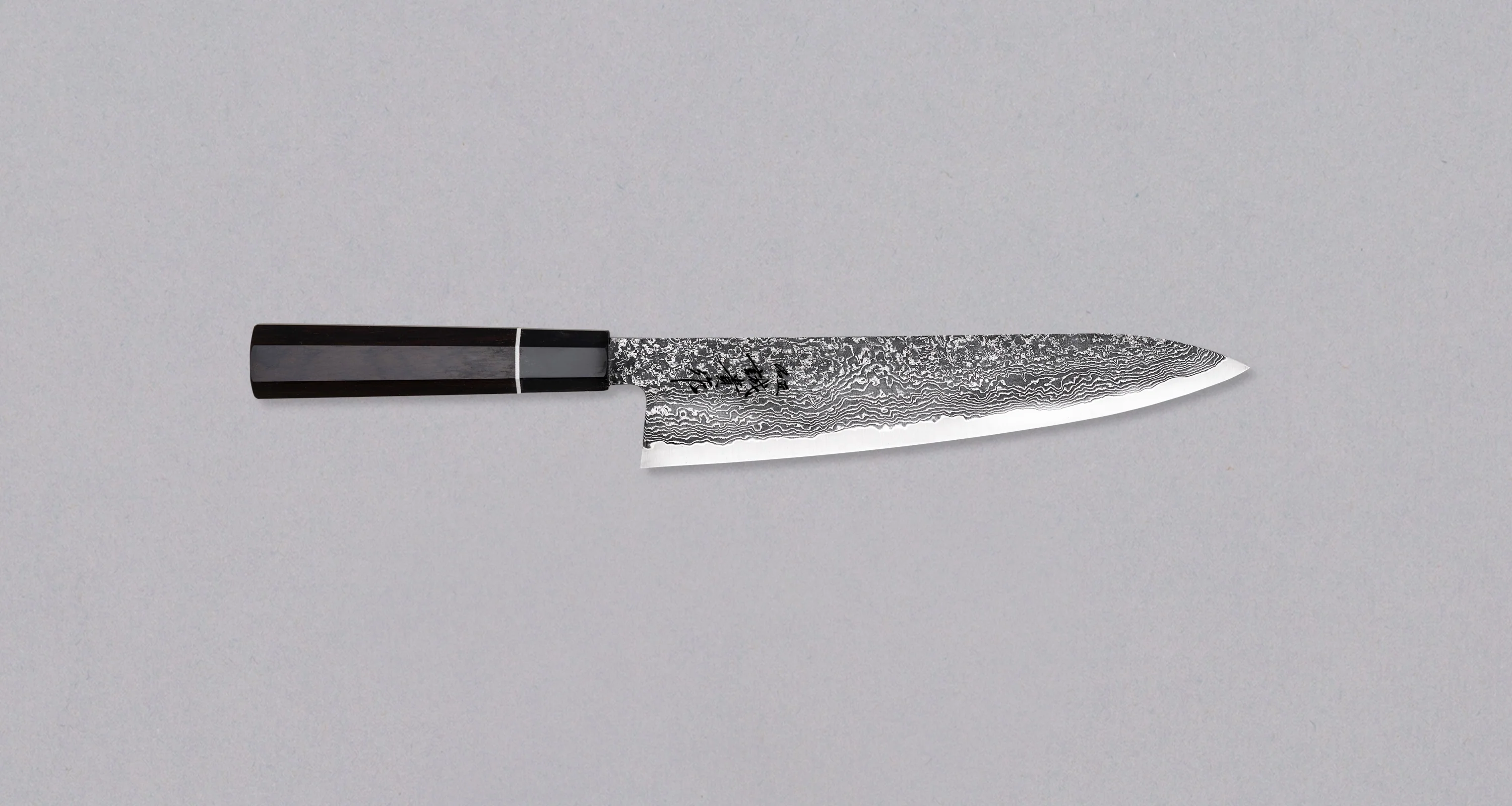 Tanaka Habakiri Gyuto SG2 Damascus Ebony 210mm (8.3")