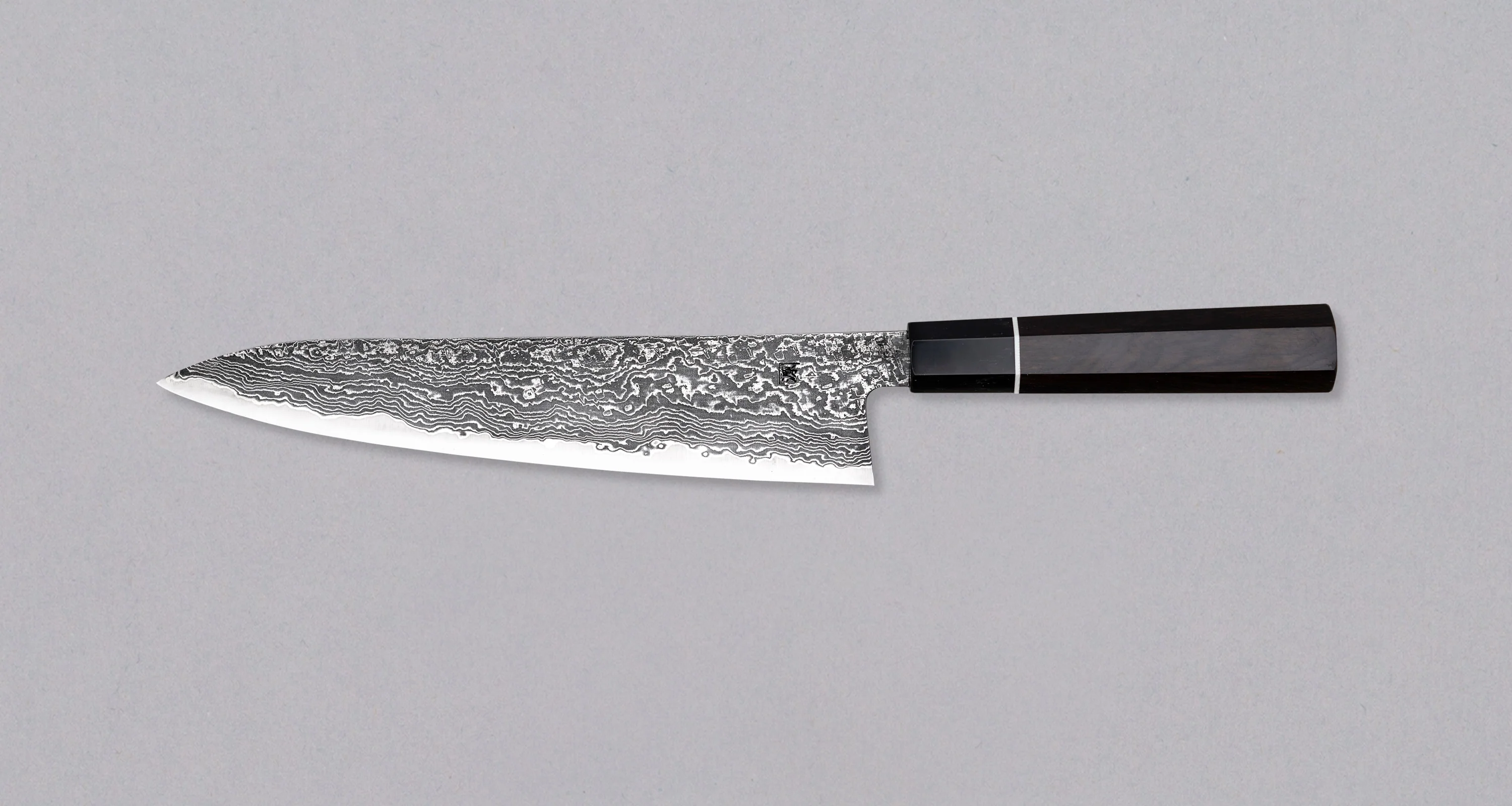 Tanaka Habakiri Gyuto SG2 Damascus Ebony 240mm (9.4") - Image 2