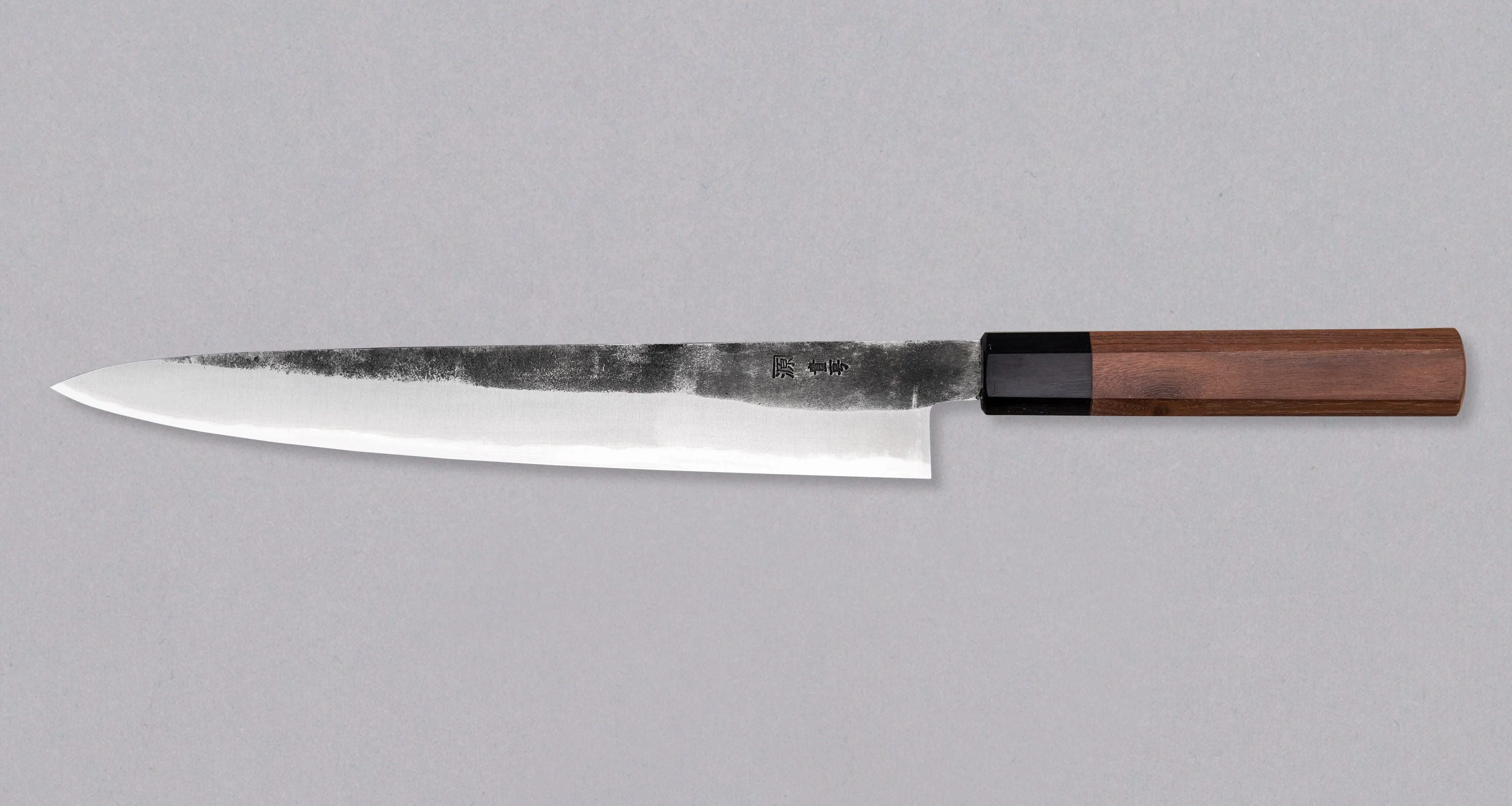 Tanaka Sujihiki Aogami #2 Nashiji Kuro-uchi 255mm (10") - Image 2