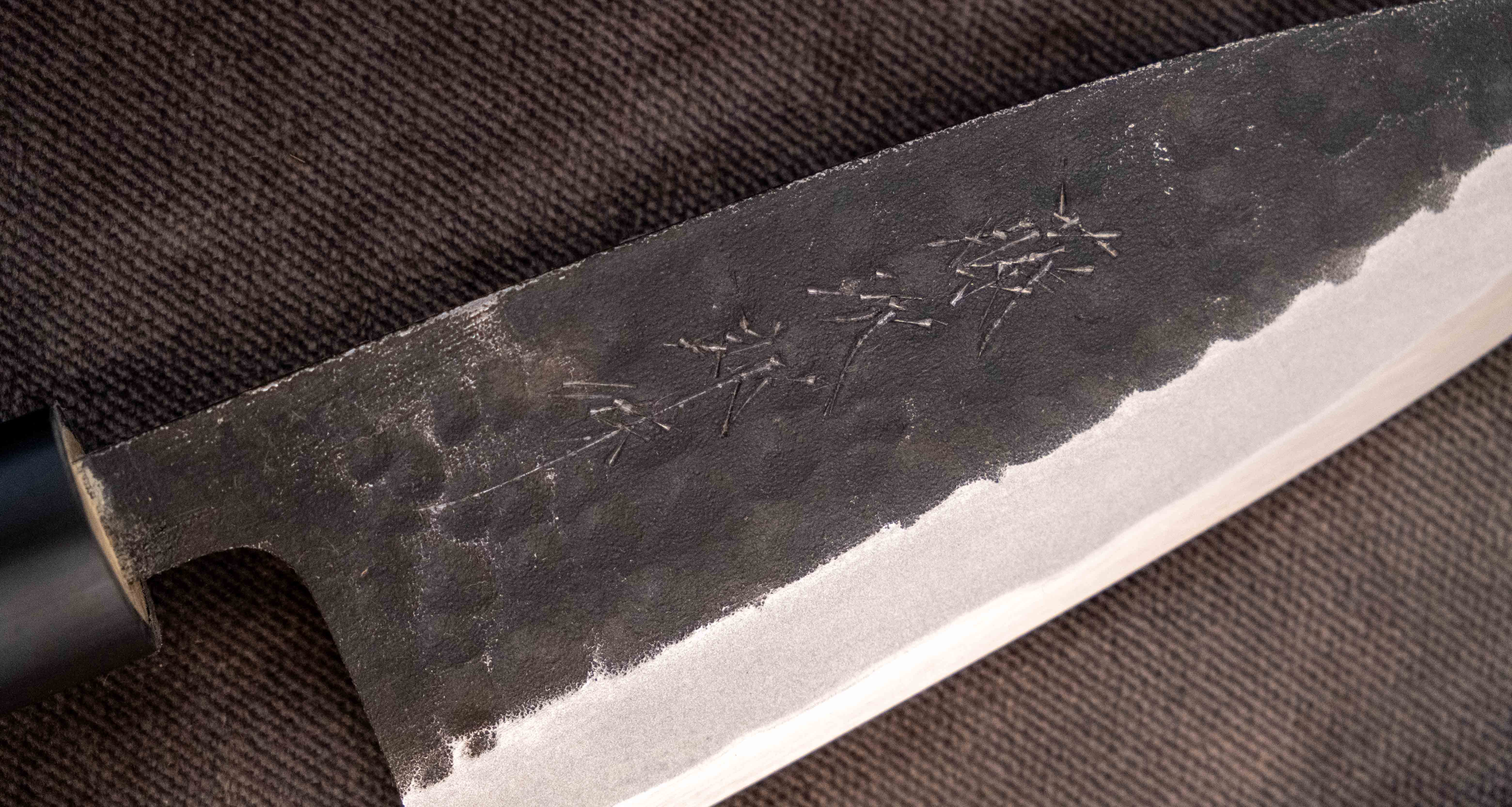 Tojiro Deba Shirogami Tsuchime Kuro-uchi 150mm (5.9") - Image 5