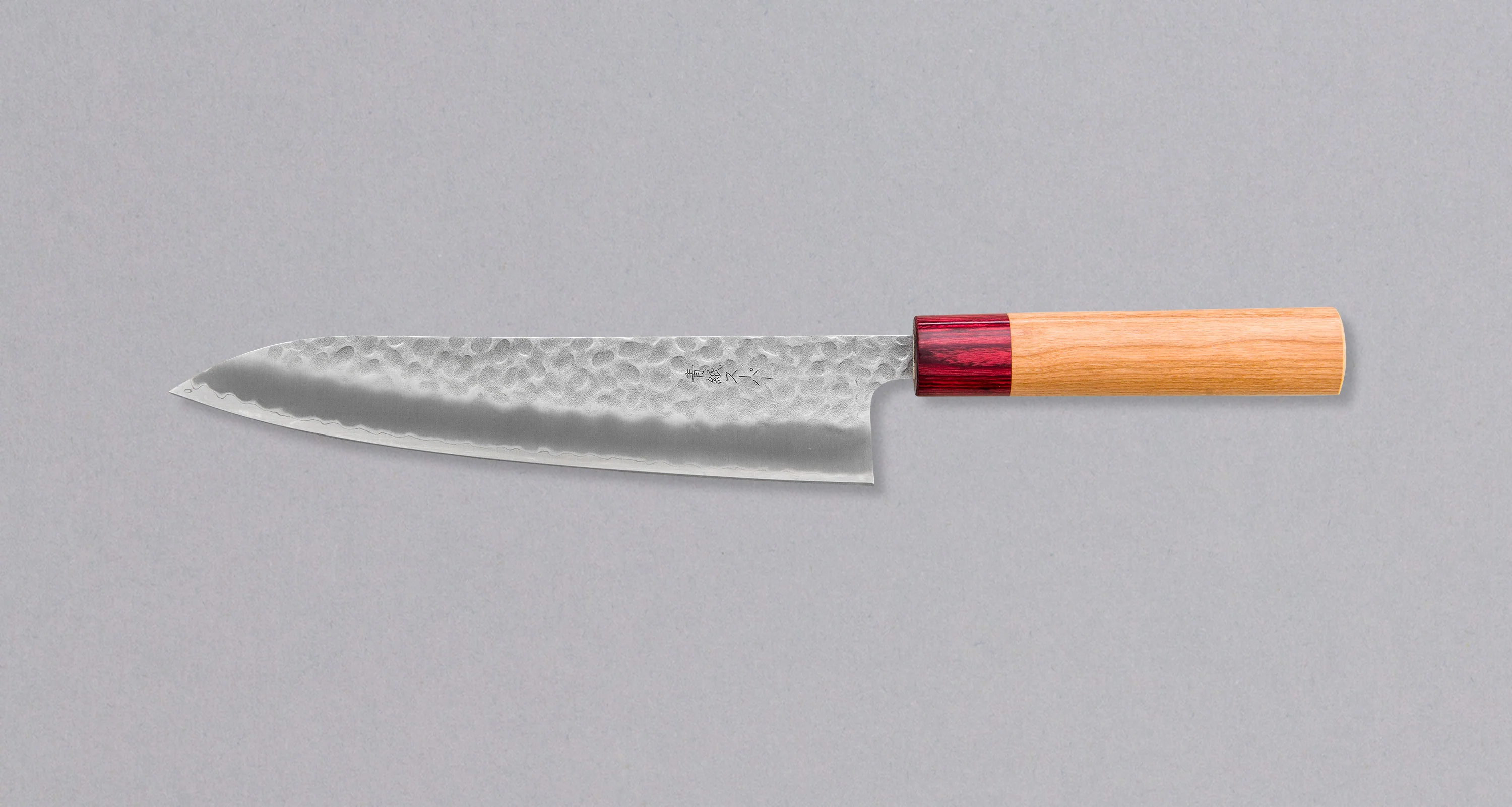 Tsunehisa Gyuto Aogami Super Cherry 210mm (8.3") - Image 2