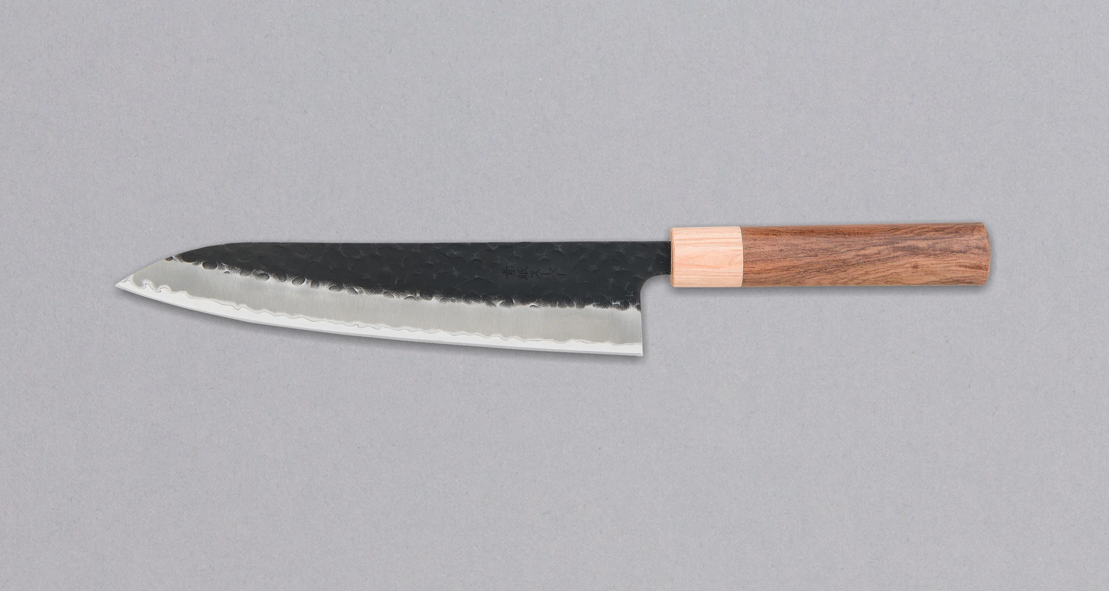 Tsunehisa Gyuto Aogami Super Kuro-uchi 210mm (8.3") [Walnut] - Image 2