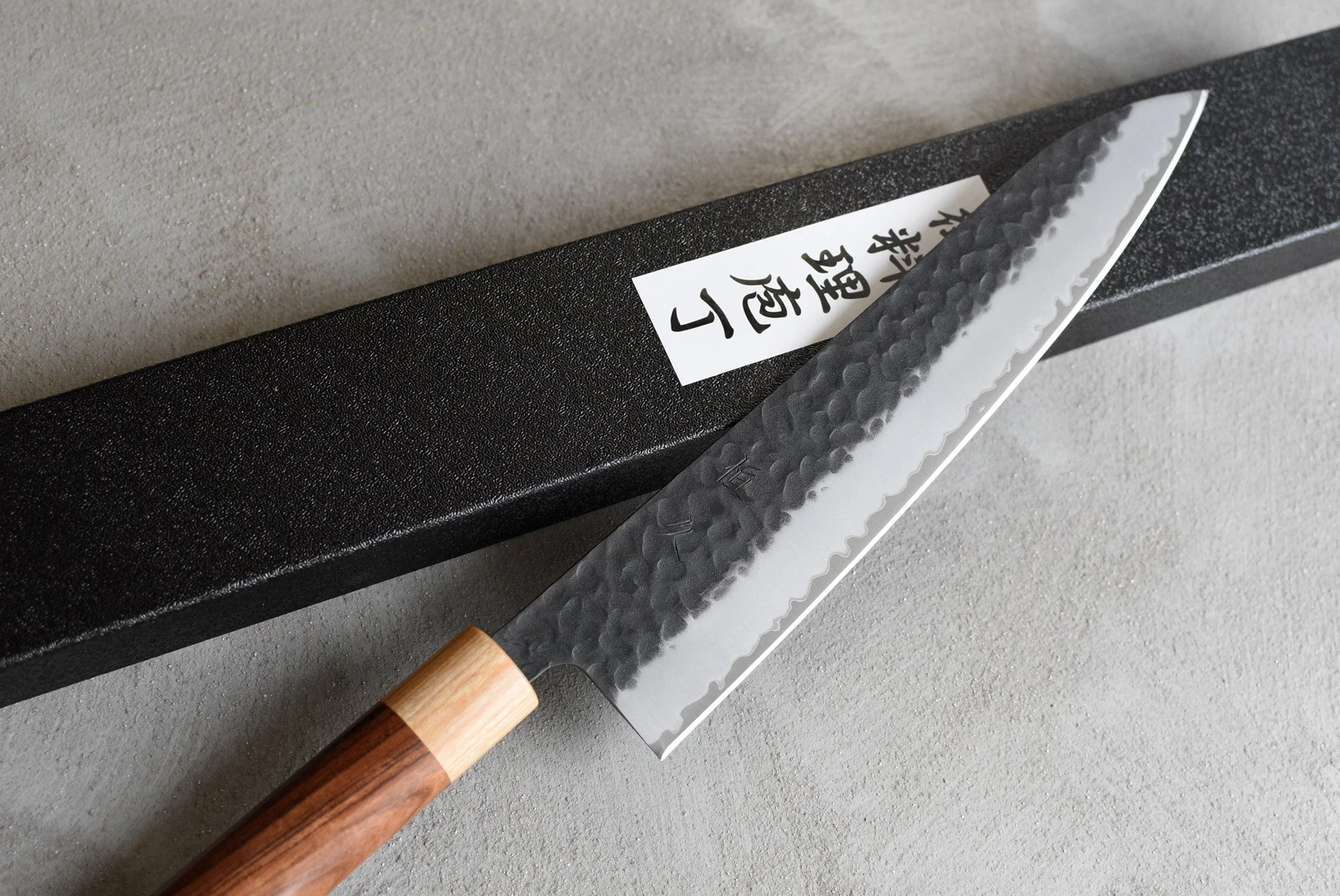 Tsunehisa Gyuto Aogami Super Kuro-uchi 210mm (8.3") [Walnut] - Image 3