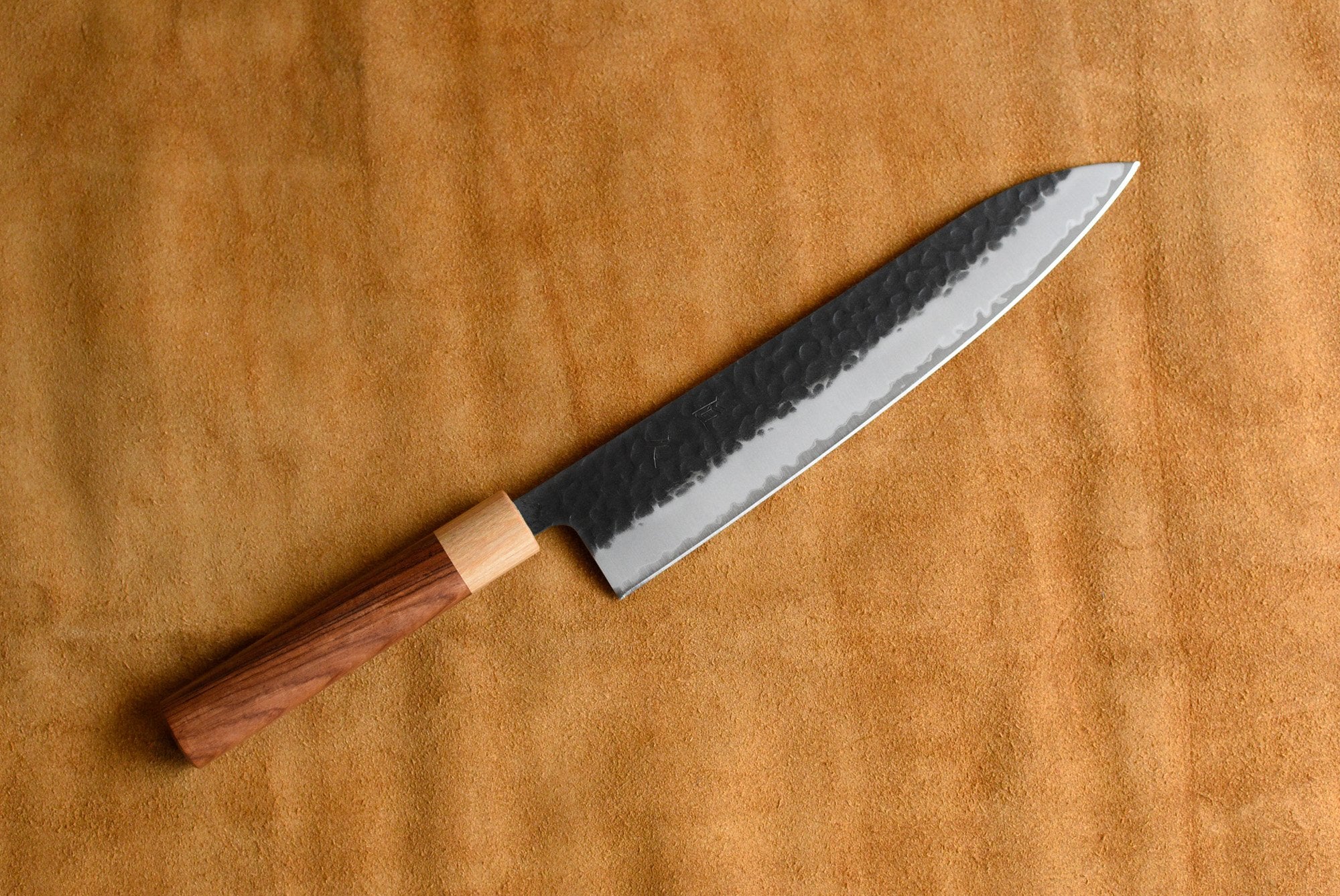 Tsunehisa Gyuto Aogami Super Kuro-uchi 210mm (8.3") [Walnut] - Image 6