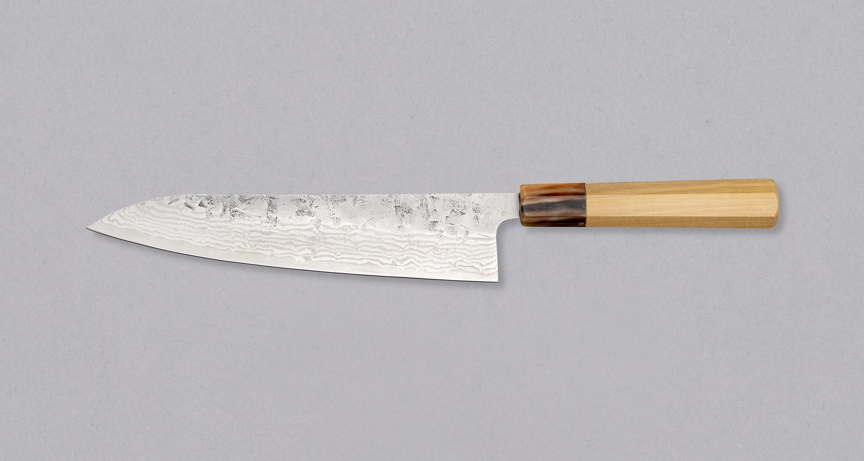 Tsunehisa Gyuto Swedish Steel Damascus Washiji 210mm (8.3") - Image 2