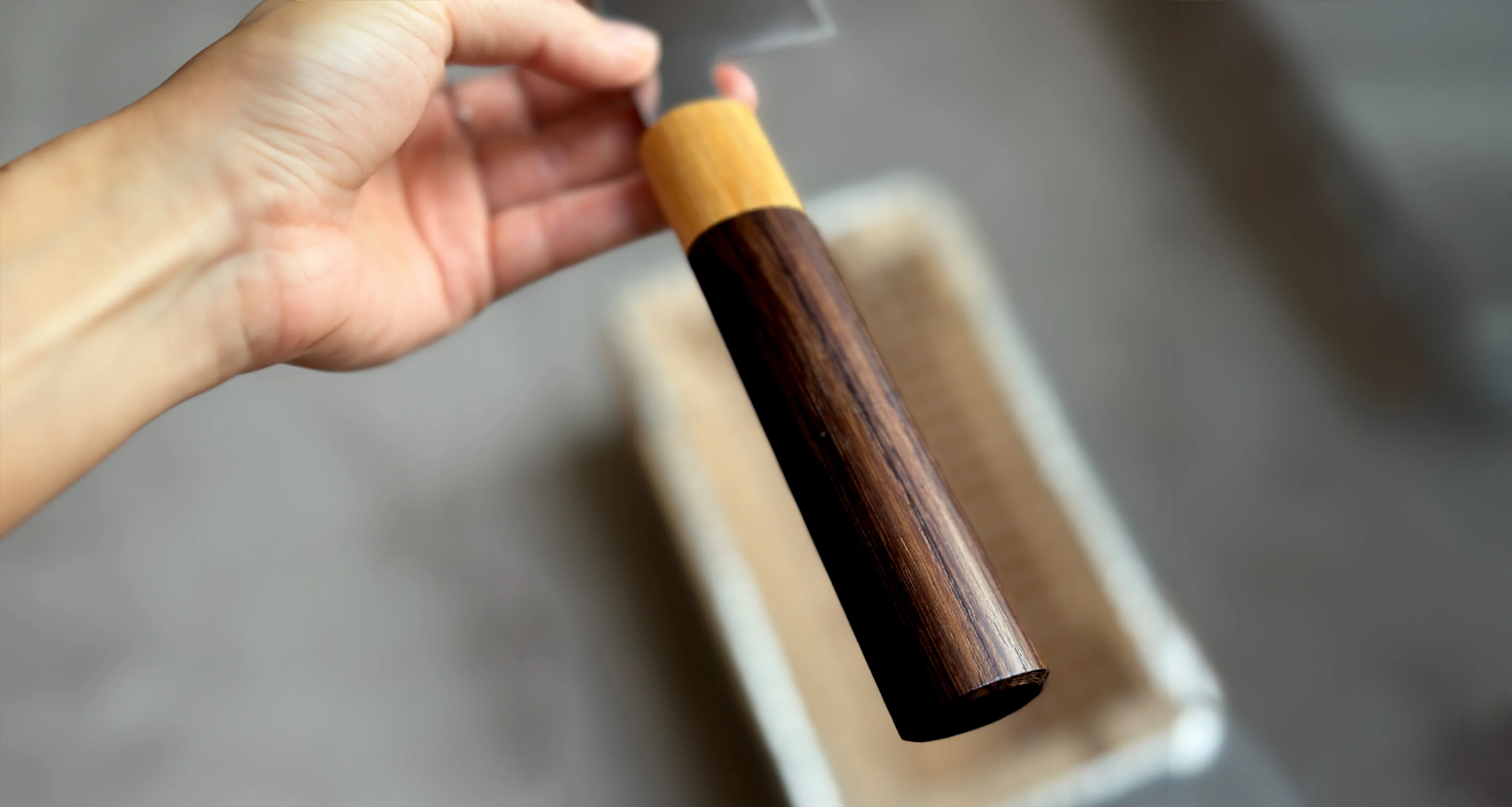 Tsunehisa Gyuto VG-1 210mm (8.3") [Rosewood-Cedar] - Image 4