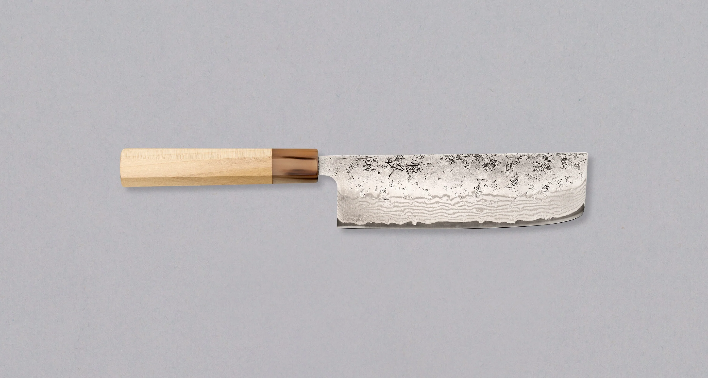 Tsunehisa Nakiri Swedish Steel Damascus Washiji 170mm (6.7")