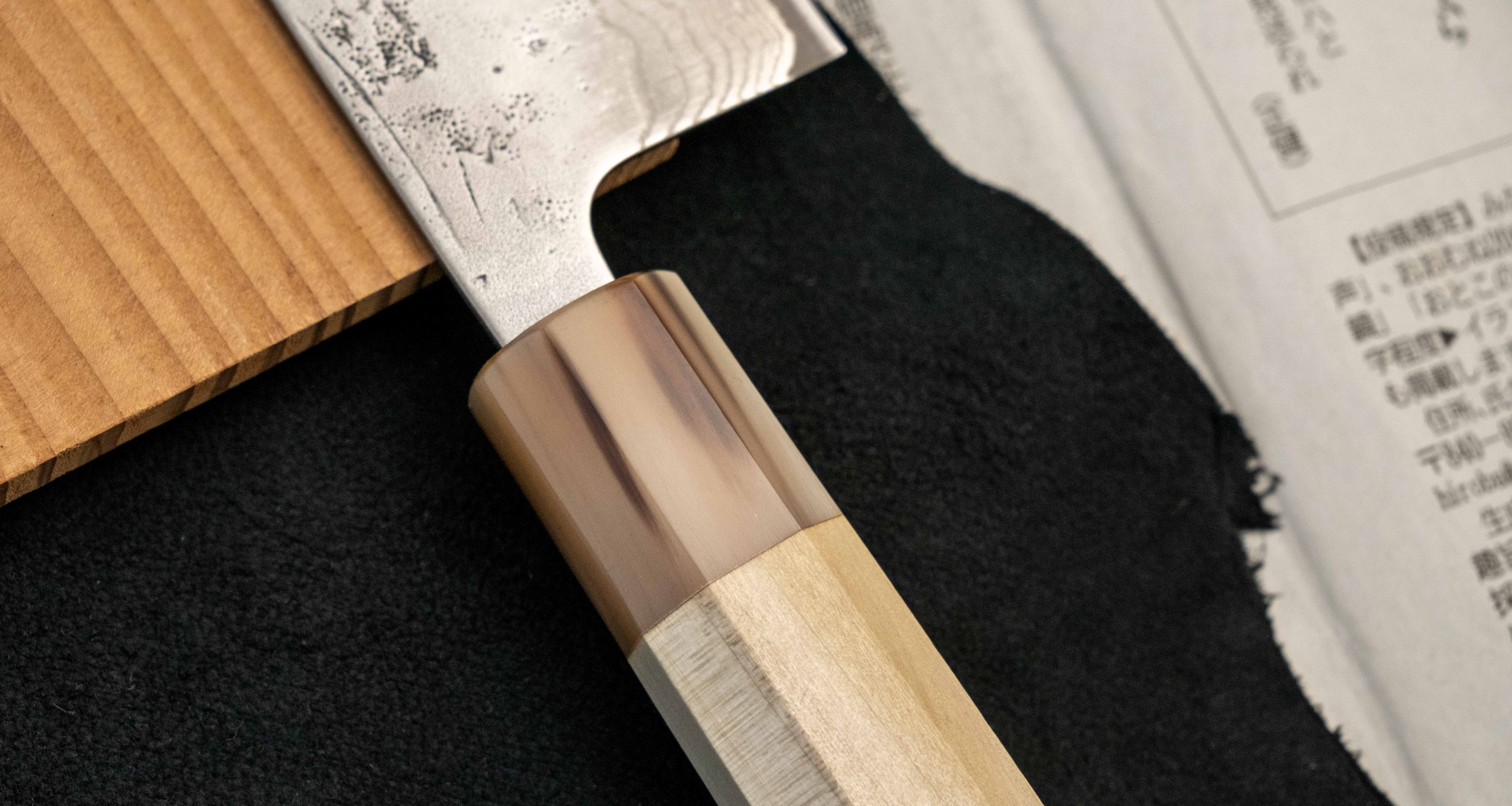Tsunehisa Nakiri Swedish Steel Damascus Washiji 170mm (6.7") - Image 10
