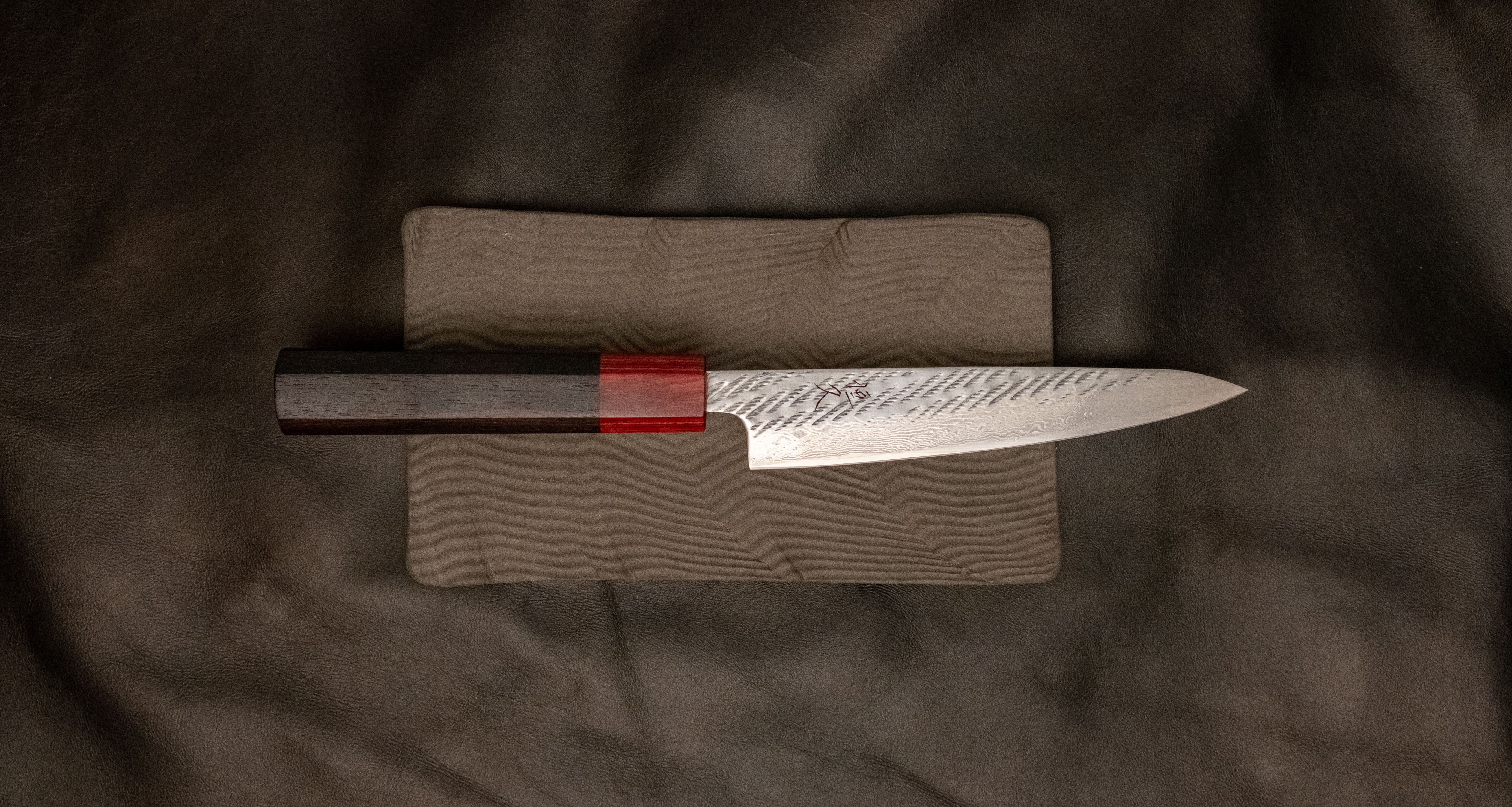 Tsunehisa Petty AUS-10 Nawame Damascus 135mm (5.3") - Image 4