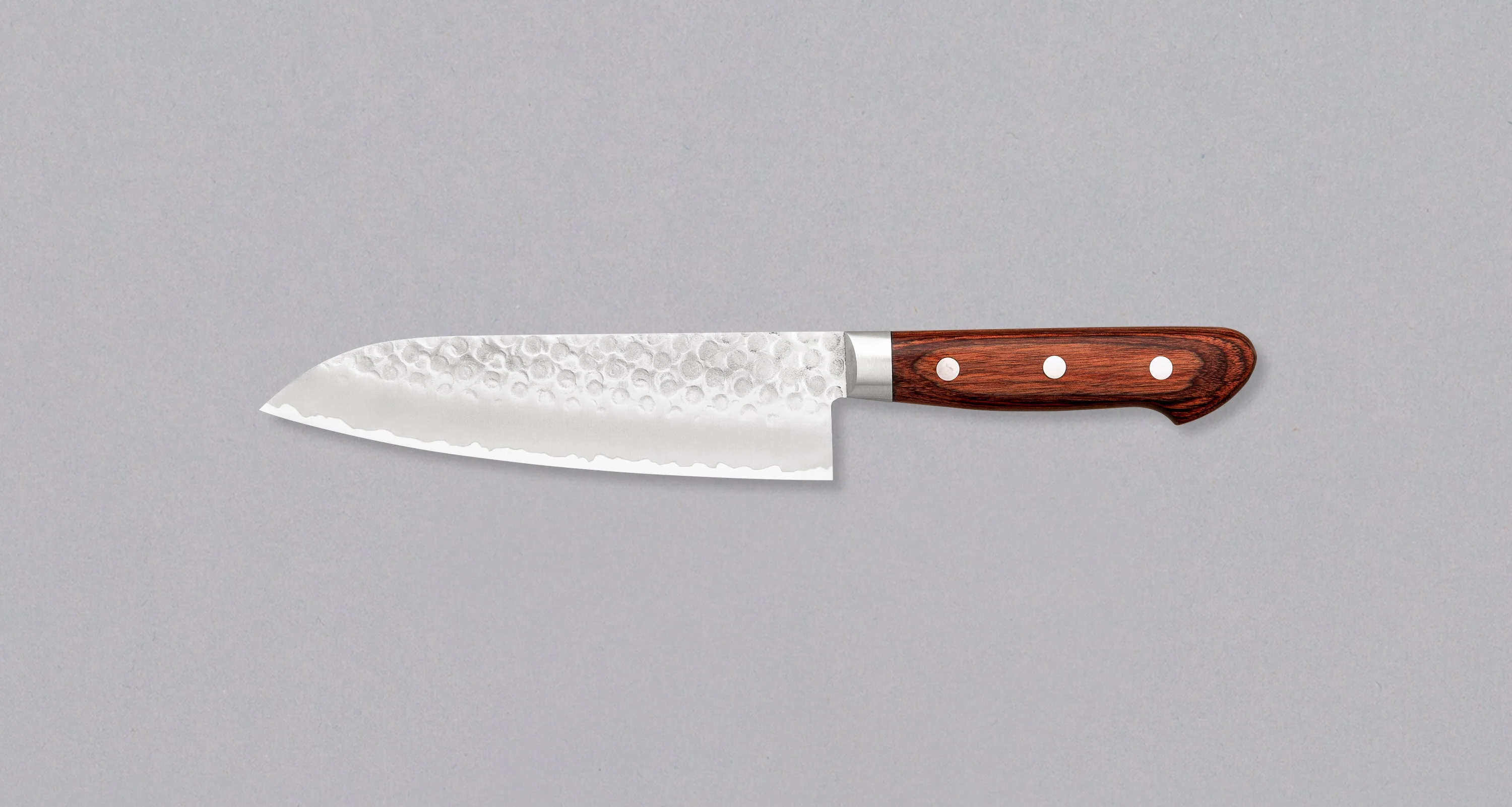 Tsunehisa Santoku VG-10 Brown 170mm (6.7") - Image 2