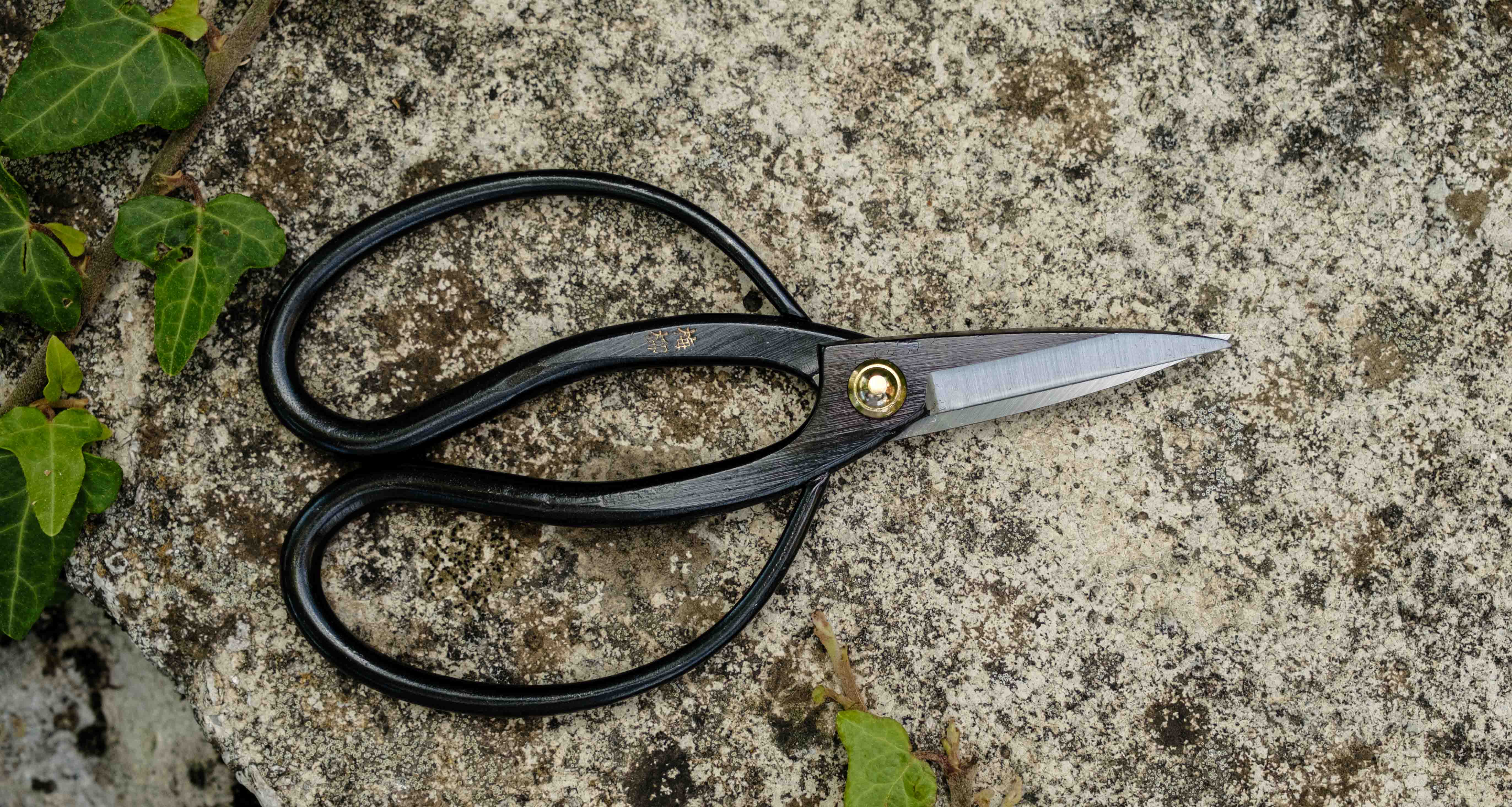 Tsurumaki Bairyu Long Blade Bonsai Okubo Scissors 165mm (6.5") - Image 4