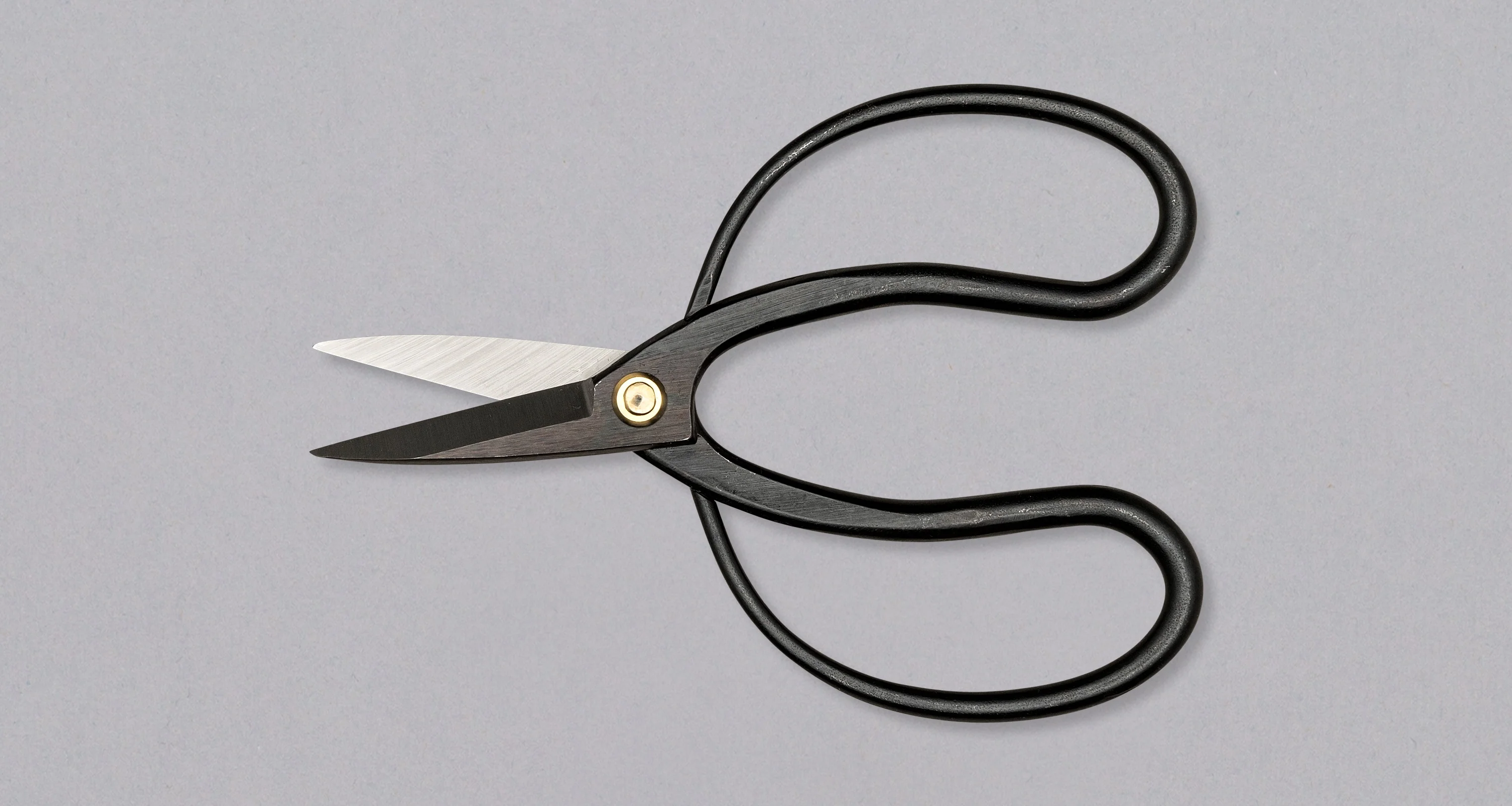Tsurumaki Bairyu Long Blade Bonsai Okubo Scissors 200mm (7.9") - Image 2