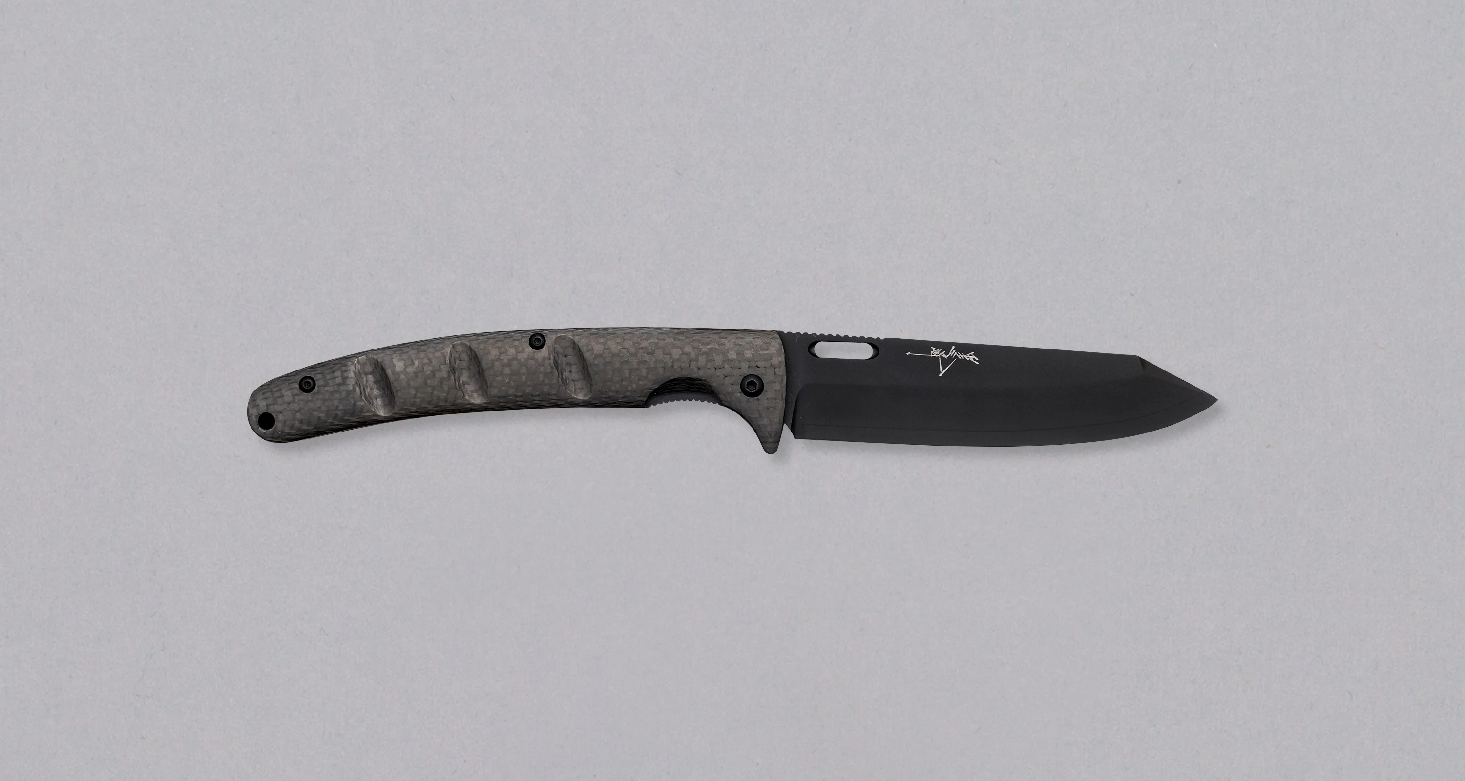 Yu Kurosaki Utility Folding Knife SG2 Carbon 105mm (4.1")