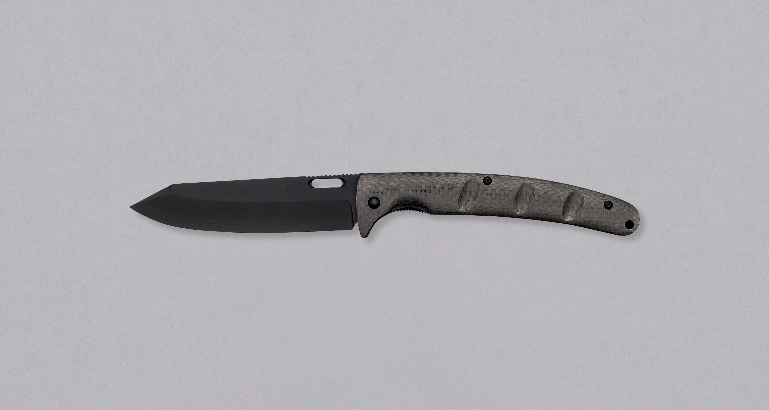Yu Kurosaki Utility Folding Knife SG2 Carbon 105mm (4.1") - Image 2