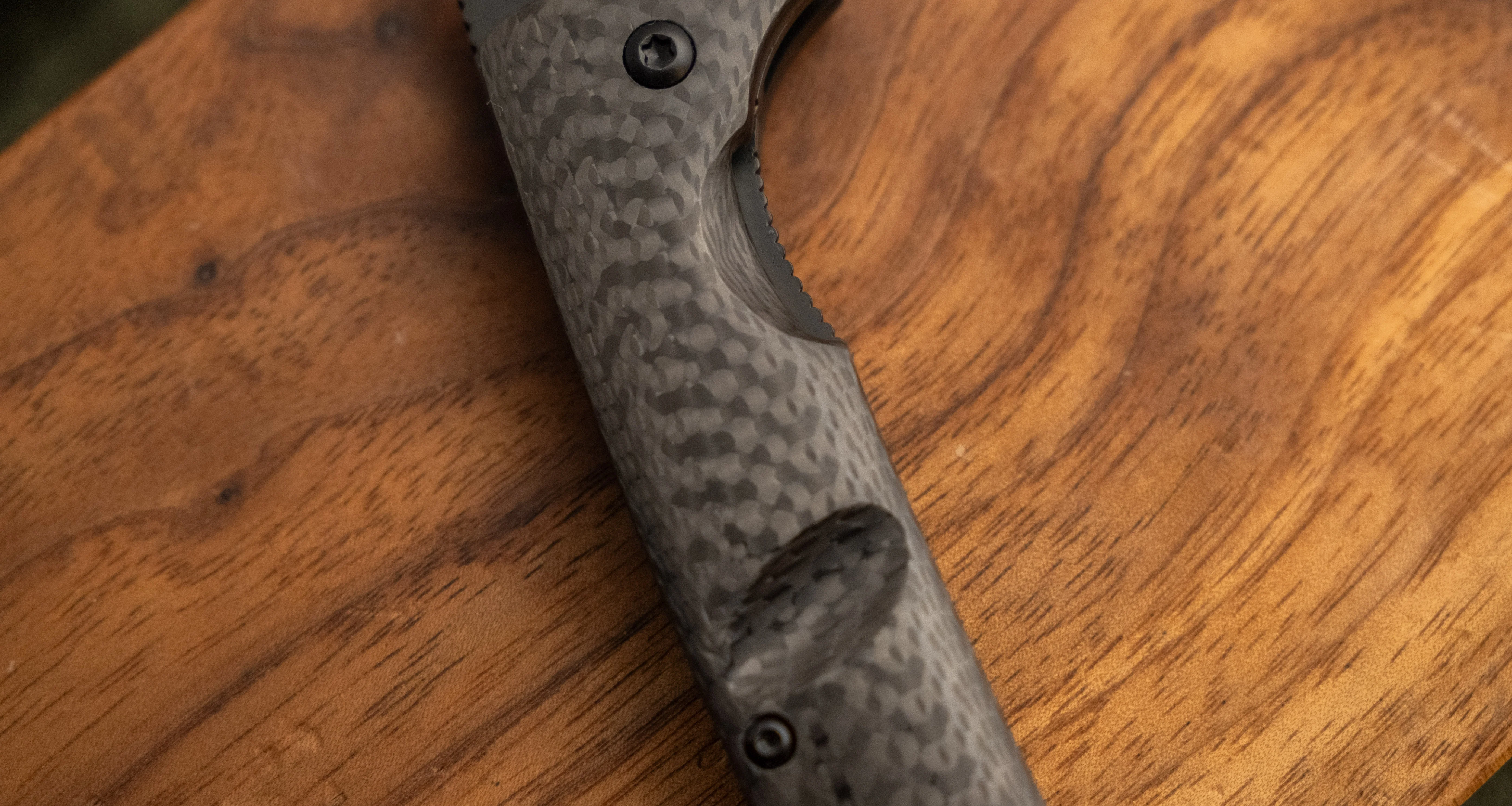 Yu Kurosaki Utility Folding Knife SG2 Carbon 105mm (4.1") - Image 7