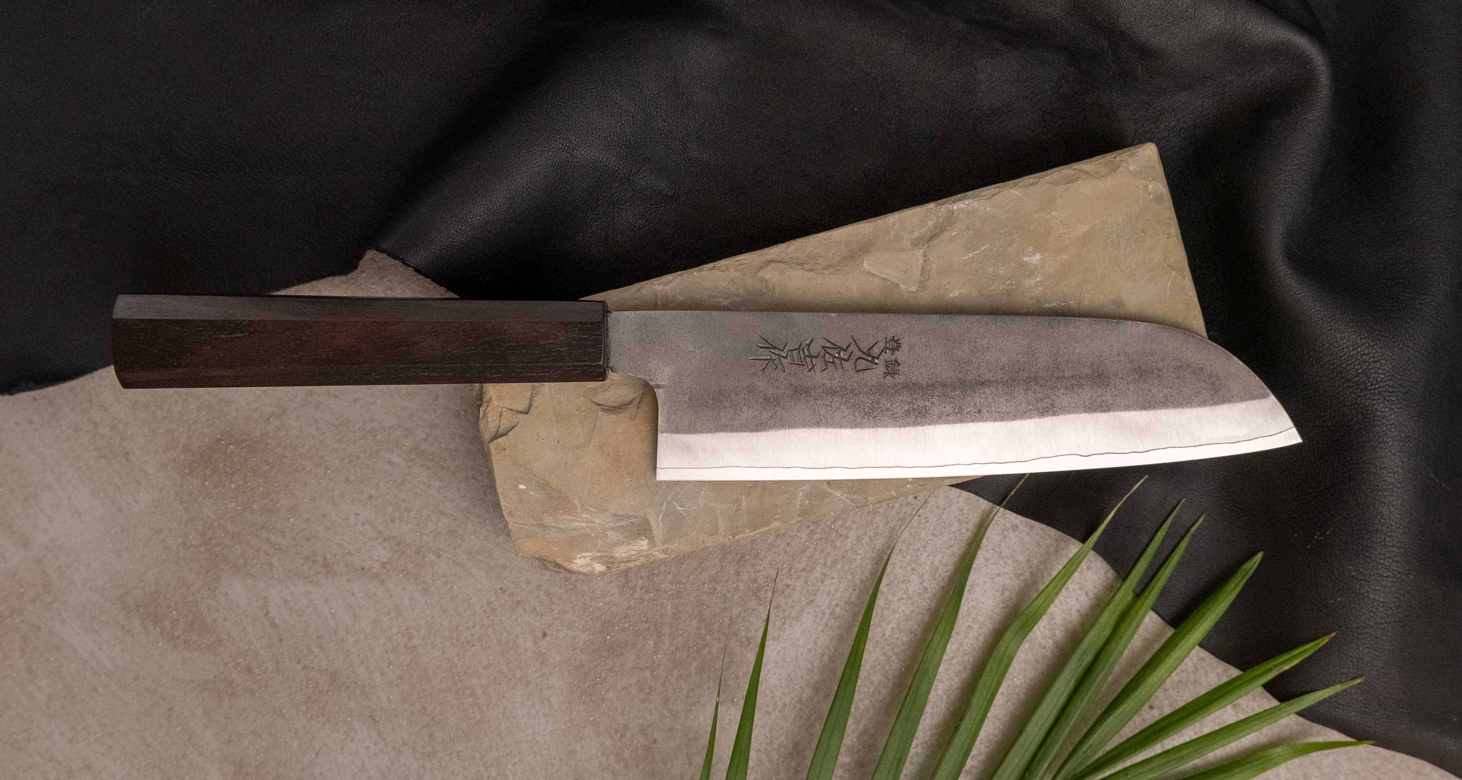 ZDP-189 Santoku Black Ebony 180mm (7.1") - Image 4